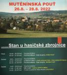 Mutěnínská pouť 27.- 29.8.2021 - program