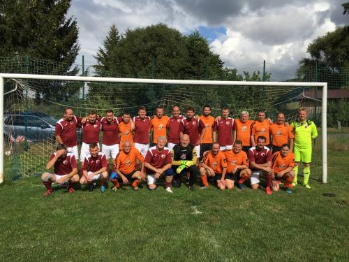 Mutěnínská pouť 2022- fotbalové utkání Stará garda Mutěnín - Stará garda Postřekov 1 : 8