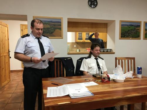 Výroční schůze SDH Mutěnín