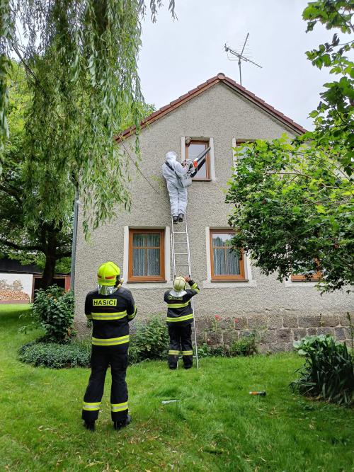 Zásah JSDH Mutěnín ve Starém Kramolíně.