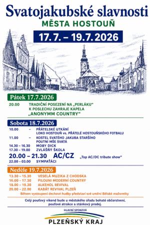 Svatojakubské slavnosti města Hostouň 