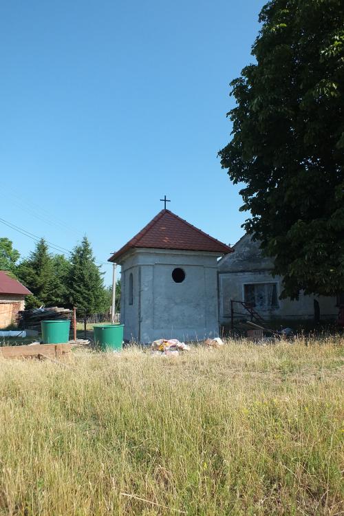 Práce na kapličce na Erazimu