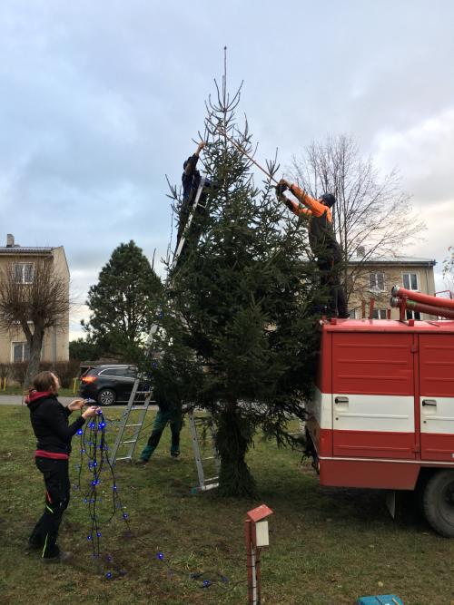 Neděle 1.12. - zdobení a rozsvícení vánočního stromečku